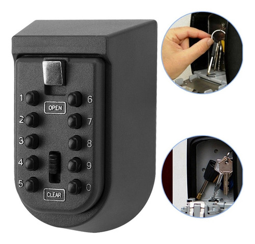 I Lock Box Con Clave De Contraseña De 10 Botones