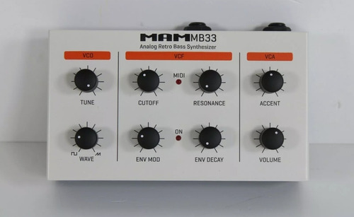 Sintetizador Mam Mb33 - 303 Clone