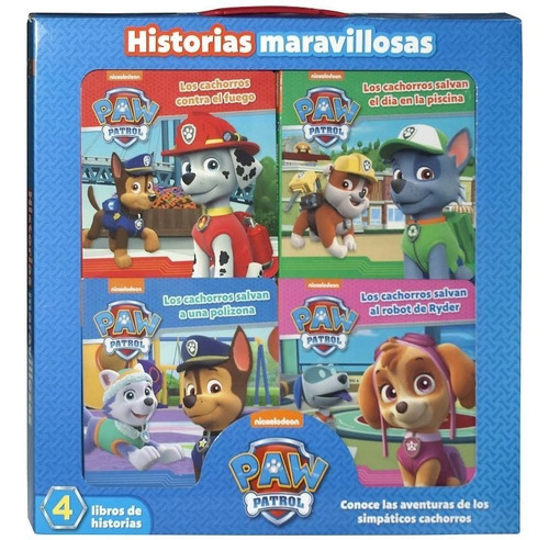 Paw Patrol Historias Maravillosas 4 Libros Infantiles Edu