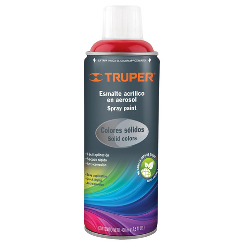 Esmalte Aerosol Rojo Truper 19040