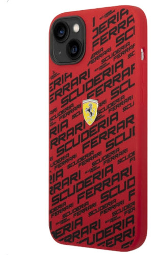 Case Protector Ferrari Compatible Con iPhone 14 Plus Rojo