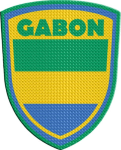 Parche Termoadhesivo Escudo Gabon