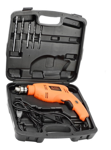 Furadeira De Impacto + Acessórios Black+decker Tb555kv 220v