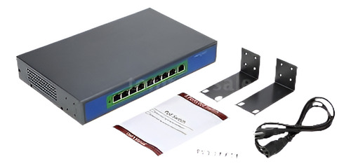 8 Port 10/100 Mbps Switch Poe/inyector De Ieee802.3at Power 