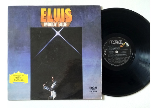 Elvis Presley Moody Blue Lp Argentina 1977 Ex/vg+