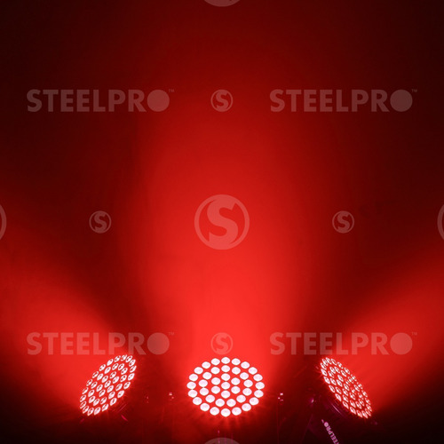 Imagen 10 de 10 de Steelpro - Cañon Par Led 40 X 3 Watts - Rgb 3 En 1 - 403-mpr