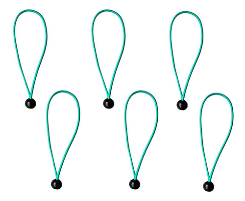 6 Piezas Tensor Reutilizable Tensor De Goma Verde