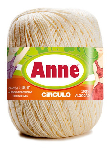 Linha Anne 500 Circulo Cor 1074 - Creme