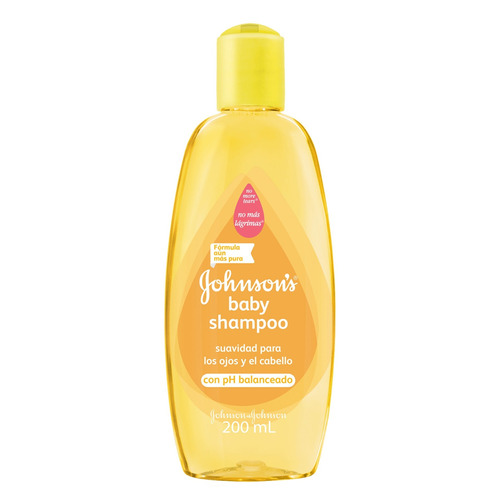 Imagen 1 de 1 de Shampoo Johnson's Baby pH Balanceado en botella de 200mL por 1 unidad