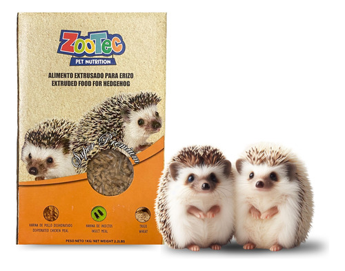 Alimento Extrusado Erizos Zootec Balanceado Premium 1kg