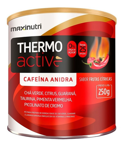 Thermo Active Frutas Cítricas 250g - Termogenico