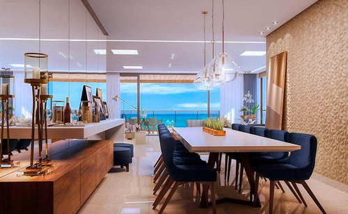 Imagem 9 de 30 de Apartamento Beira-mar Da Jatiúca Raffaello Sanzio 4 Suítes 286,23 M² - Ap0001
