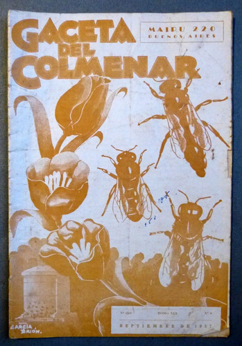 Gaceta Del Colmenar Nº 221 9/57 Apìcultura Abejas