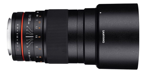 Lente De Camara Samyang 135 Mm F2.0 Para Sony Alpha