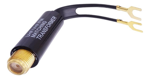 Adaptador Convertidor 75 Ohm A 300 Ohm Con Conector F
