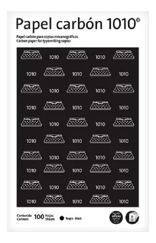 Papel Carbón Pelikan 1010 Oficio Negro (x900 Hojas)