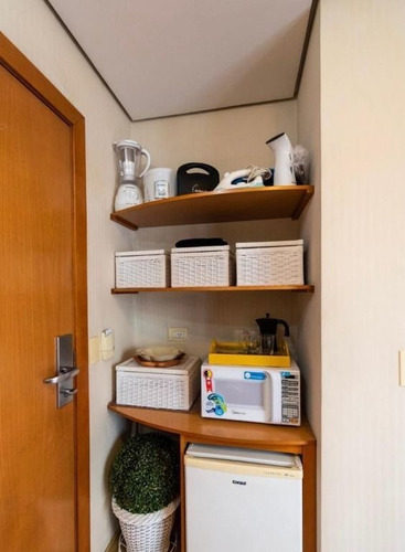 Imagem 3 de 9 de Flat Com 1 Dormitório Para Alugar, 33 M² Por R$ 1.598/mês - Jardim Paulista - São Paulo/sp - Fl0044