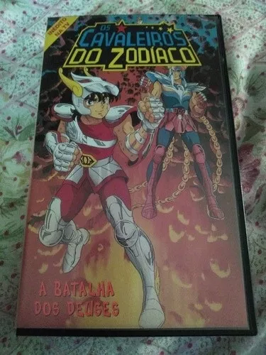 Os Cavaleiros do Zodíaco - A Batalha dos Deuses (Dublado)(VHS)(Usado)