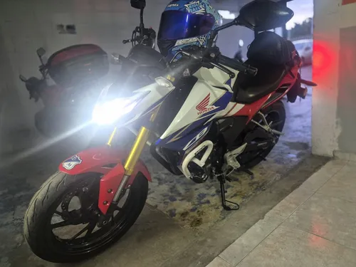 Color Blanco, Azul, Rojo Cb190r Racing