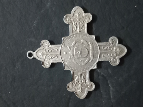 Medalla-cruz Del Apostolado De La Oración, Antiguo (Usado)