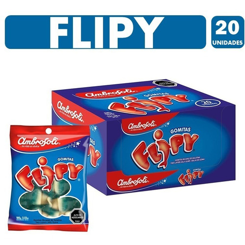 Gomitas Flipy De Ambrosoli (caja Con 20 Unidades)