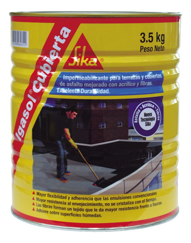 Igasol Cubierta X 3.5kg 94591 Sika