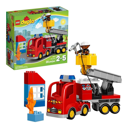 Lego Duplo Town Camión De Bomberos - 10592 - Buildable Toy