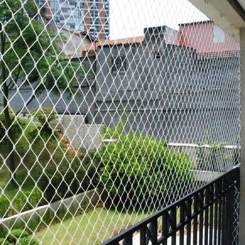 Imagen 11 de 12 de 10m2 Red Para Balcon 1,2mm Malla Redes Proteccion Uv Ventana