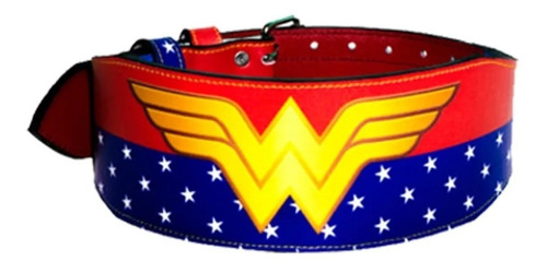 Cinturon Mujer Maravilla Cinto Wonder Woman Cuero Reforzado