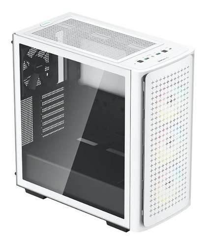 Imagen 3 de 10 de Gabinete Deepcool Ck560 Blanco Alto Flujo De Aire 4 Coolers