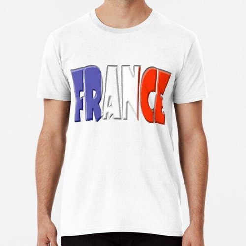 Remera Fuente De Francia Con Bandera Francesa Algodon Premiu