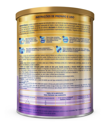 Fórmula Infantil Enfamil Gentlease Premium - Lata 800g