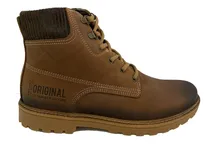 Comprar Bota Cuero Acordonada Pegada  -180058 La