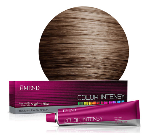 Coloracao 6.7 Louro Escuro Marrom Amend Color Intensy 50g Tom 6.7 loiro escuro marrom chocolate