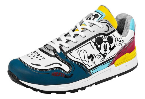 Tenis Mickey Mouse Tci 11156 Blanco Mt. 112-871
