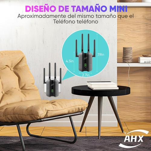 . Repetidor Wifi Amplificador Señal 1200mbps 110/230v Wps 5g