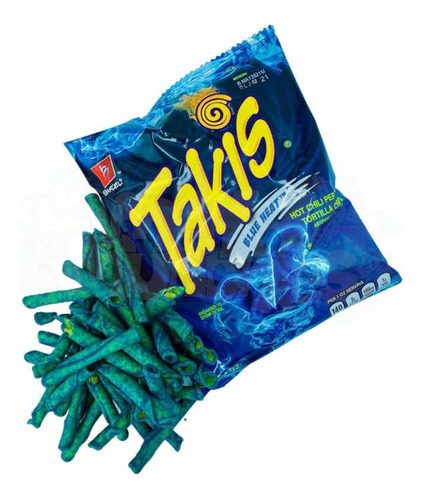 Snacks Mexicanos Picantes Importados Takis® Blue, Azules