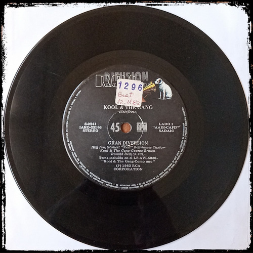 Kool And The Gang - Gran Diversion - 1982 Vinilo Single