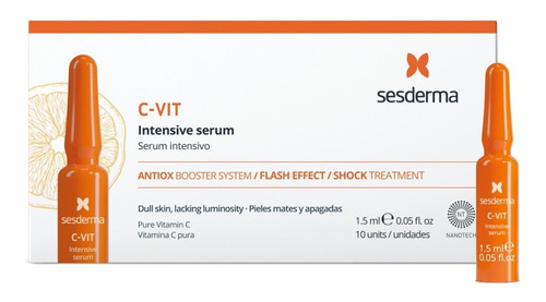 Ampolletas Intensive C-vit Vitamina C Pura Sesderma Serum 10