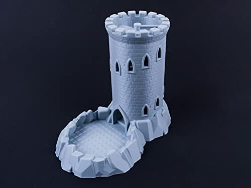 Castillo De La Torre De Dados D&d De Los Vikingos 3d Para To