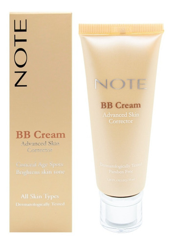 Base de maquillaje Note BB Cream Advanced Skin Corrector - 35mL