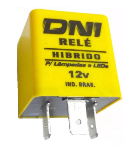 Relé Pisca 3 Terminais Dni 1114 Hibrido 12 V. 