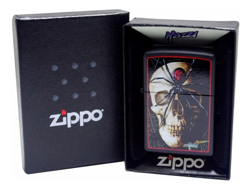 Encendedor Zippo Skull Spider Mazzi