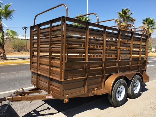 Remolque Jaula Ganadera Para Caballos, Becerros, Borregos