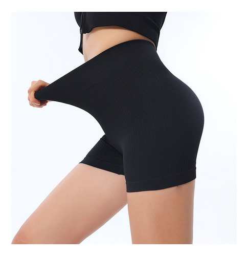 Pantalones Cortos Elásticos De Cintura Alta Para Entrenamien