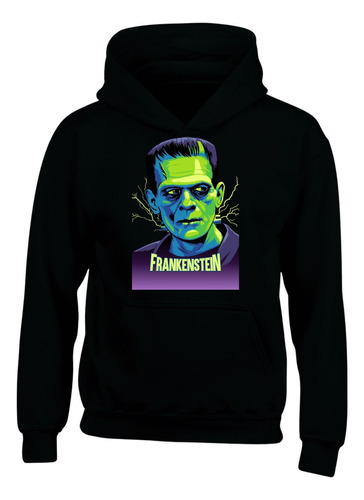 Hoodie Buzo Capota Frankenstein Series Black Terror