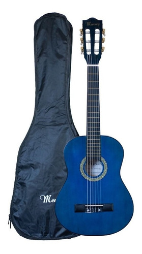 Guitarra Acustica Para Niño Mercury Mcg 30 Azul  Abregoaudio