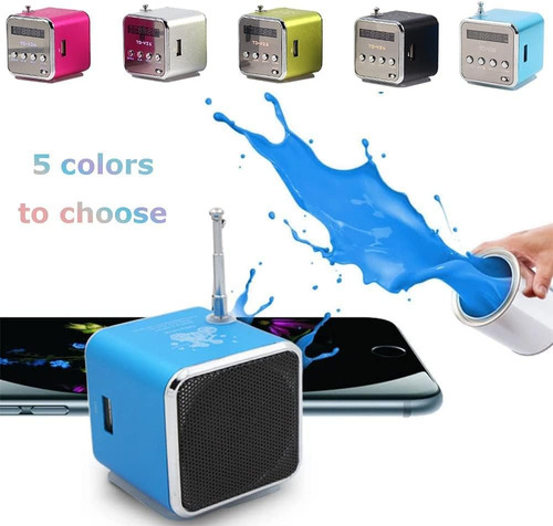 Cuifati Mini Altavoz Reproductor De Música Portátil Liviano