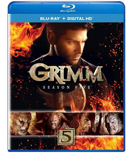 Grimm Temporada 5 Importada Blu-ray + Dig Hd