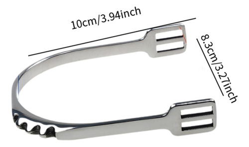 2x Espuelas Para Caballos, Tipo Americano, Para Vaquero,